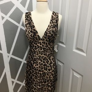 Cheetah print dress